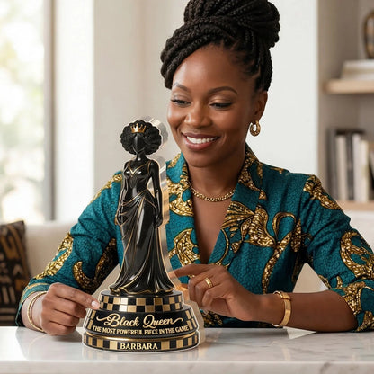Black Queen Most Powerful Piece – Personalized Acrylic Plaque