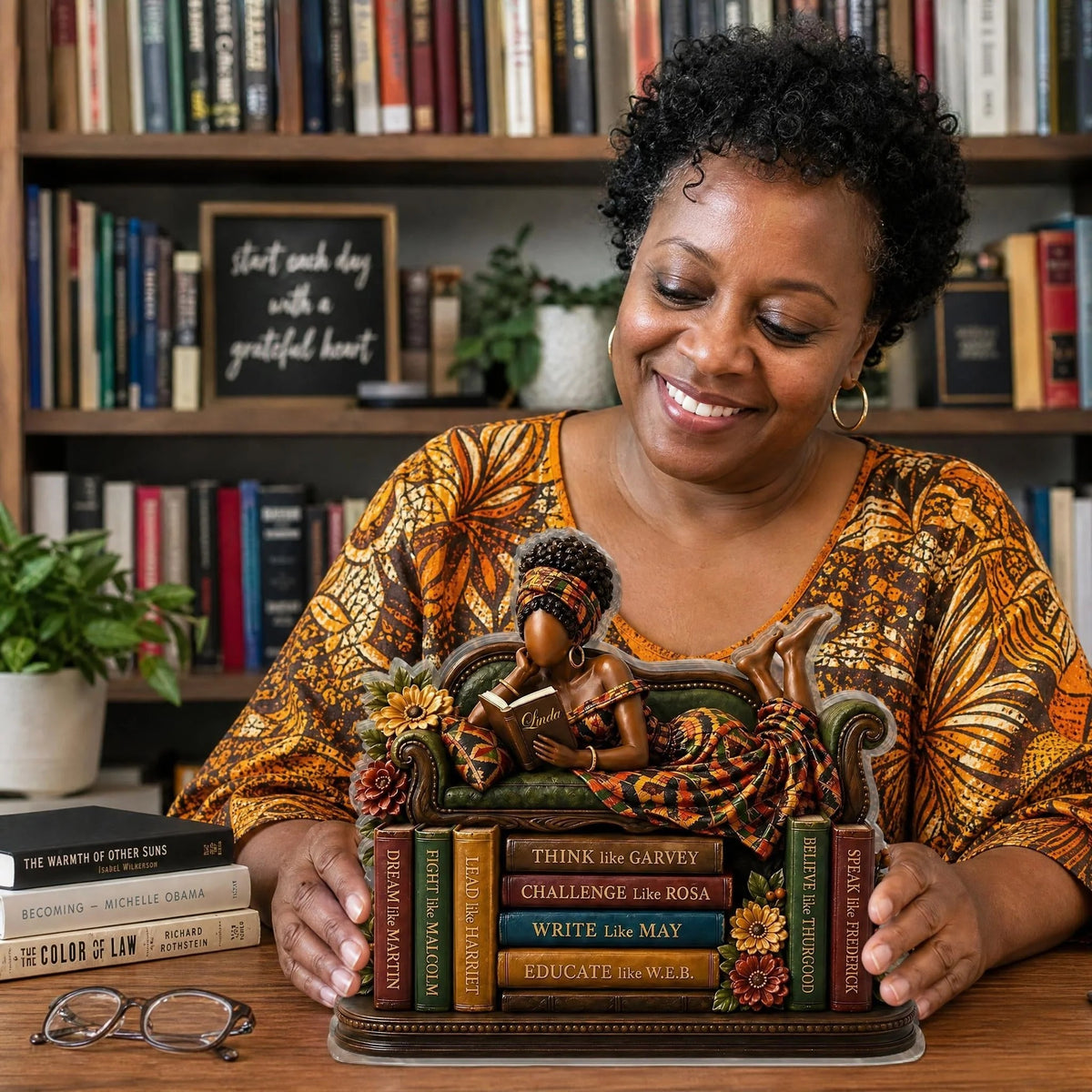 Black Woman Empowerment – Personalized Black History Acrylic Plaque